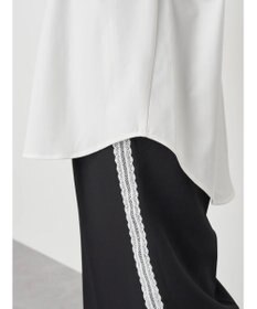 earth music&ecology リボンポイントシャツチュニック