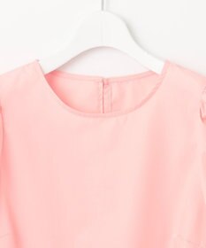 Feroux 【洗える】袖フリルチュニック ブラウス