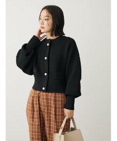 Green Parks ・ＥＬＥＮＣＡＲＥ　ＤＵＥ　パール釦カーディガン