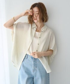 YECCA VECCA ストライプ柄シャツ