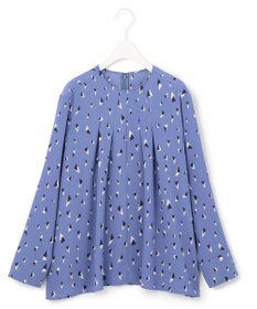 ICB 【UVケア・速乾】Back Satin Amunzen クルーネックブラウス