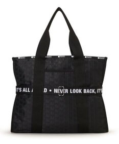 LeSportsac MSGM LG BOAT TOTE/ボートトートブラックジャカード