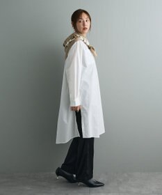 CRAFT STANDARD BOUTIQUE バンドカラーロングシャツチュニッ