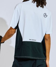 PW CIRCULUS 【吸水速乾 / UV遮蔽率96.3% UVカット / ストレッチ】【MEN】メッシュコンビモックネックT ゴルフ