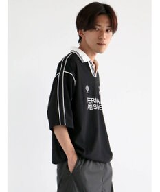 CRAFT STANDARD BOUTIQUE 接触冷感/UVカット/イージーケア/ストレッチ/ゲームシャツ-A