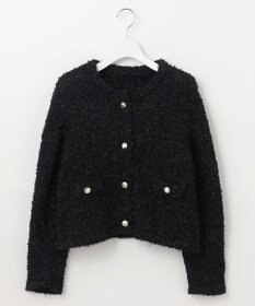 Feroux 【洗える】ミックスヤーンニット ジャケット