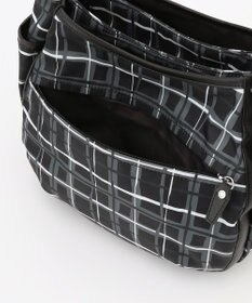 Y'SACCS ドローイングチェックショルダーバッグ