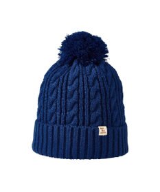 MIKI HOUSE HOT BISCUITS 【46-56cm】 ぼん天付きケーブル編みニット帽子