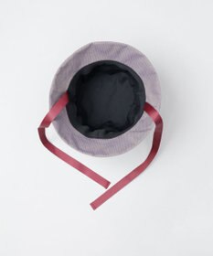 AURORA 【 ANNA SUI（アナ スイ）】ネコ耳ロゴ刺しゅうクロッシェハット