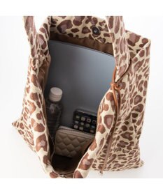 UNBILLION カシュカシュ cachecache / レオパードジャガードワンショルダートート