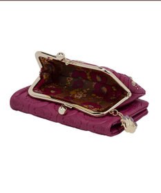 ANNA SUI ピーコック 二つ折り口金財布