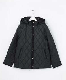 J.PRESS LADIES L 【WEB限定カラーあり】コンパクトタフタキルティング フーデッド コート