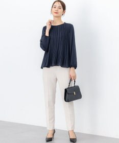 組曲 S 【WEB限定】ジョーゼットシフォンプリーツ ブラウス