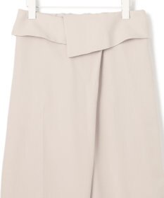 ICB L 【UVケア・接触冷感・速乾・防シワ・洗える】 FluidBackSatin デザインワイドパンツ