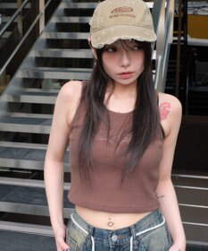 WEGO スタッズグラフィックタンク