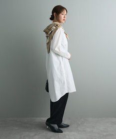 CRAFT STANDARD BOUTIQUE バンドカラーロングシャツチュニッ