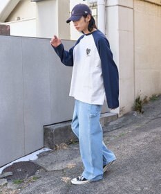 WEGO ラグランハートグラフィックT（LS）