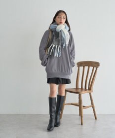 earth music&ecology ブロックチェックマフラー