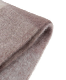 earth music&ecology ブロックチェックマフラー