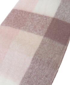 earth music&ecology ブロックチェックマフラー