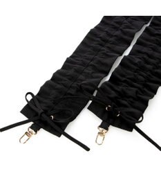 UNBILLION カシュカシュ cachecache / フリルショルダー付エコファー巾着バッグ