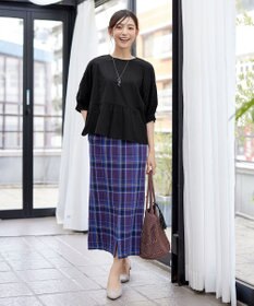 Tiaclasse 【洗える】コットンエンブロイダリーブラウス