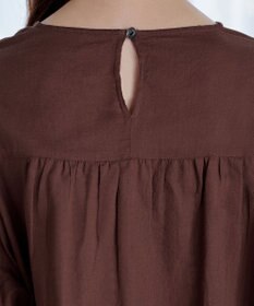 Tiaclasse 【洗える】コットンエンブロイダリーブラウス