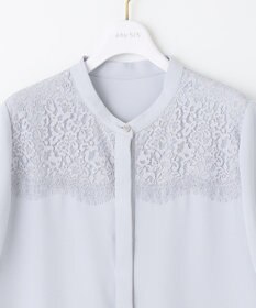 ANY SIS 【洗える】ヨークレース ブラウス