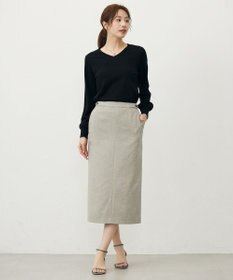 J.PRESS LADIES L Shineシャンブレーツイル スカート