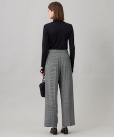 ICB 【UVカット・洗える】ウール2WAYストレッチ ワイドパンツ