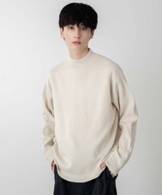 WEGO 【ユニセックス着用ITEM】ミラノリブモックネックプルオーバー