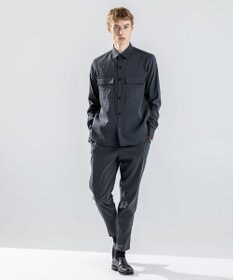 JOSEPH HOMME 新素材【ストレッチ】グレインウェーブストレッチ ドロスト付テーパードパンツ / PEGG CONVERTIBLE