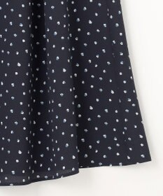 J.PRESS LADIES S 【洗える】ドット フラワープリント スカート