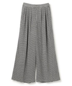 uncrave 【ご好評につき追加生産】ギンガムチェック ワイドパンツ