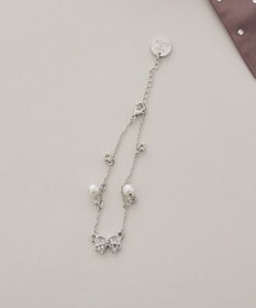 Maison de FLEUR リボンパールブレスレット