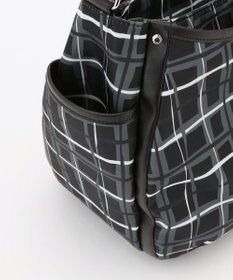 Y'SACCS ドローイングチェックショルダーバッグ