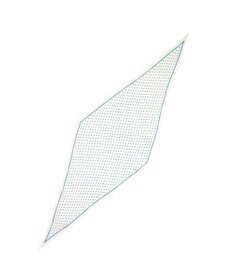 Marca ＜洗えるシルク＞ドット 菱形スカーフ Marcaオリジナル ウォッシャブルシルクローン