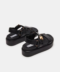 STEVE MADDEN BIGMONA ダブルベルトレザーサンダル