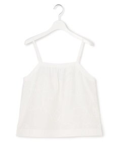 23区 【先行予約】シアーエンブロイダリー キャミソール コンビ Tシャツ