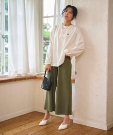 WEGO 【WEB限定/2025年秋冬新作/裾カットOK！自分サイズに調整可能/ウエストゴム/しわになりにくい/】カットプリーツパンツ