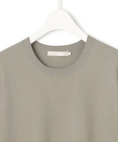 ICB 【洗える】クロスコンビ シアースリーブニット