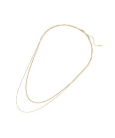 AMERICAN HOLIC 【ステンレス】モールライクチェーン２連ネックレス