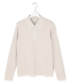 ICB シンセティックフルニードル ハーフジップニット