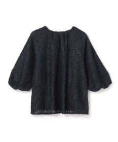 UNFILO L エアリーヤーン ギャザーブラウス