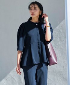 UNFILO 【VERY×UNFILOコラボ】BEAUTY MOVE ペプラムブラウス