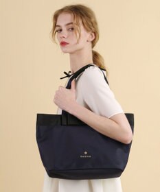 TOCCA 【撥水・A4サイズ対応】RIBBON BRICK A4TOTE トートバッグ