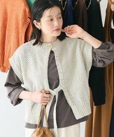 CRAFT STANDARD BOUTIQUE キナリノコラボ/洗える2wayモールニットベスト/24AW
