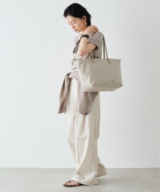 russet ＜390g/撥水性あり＞天ファスナー付きコーデュラナイロントートバッグ(CE-1560)