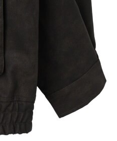 WEGO 【ユニセックス着用ITEM】エコレザー2WAYフライトジャケット