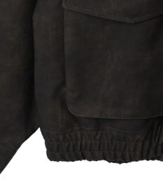 WEGO 【ユニセックス着用ITEM】エコレザー2WAYフライトジャケット